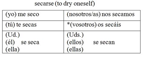 secarse conjugation|secarse preterite conjugation chart.